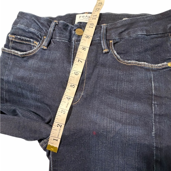 Frame Denim Le Crop Mini Boot Jeans with Hem Slits Sz 27 - Picture 9 of 13